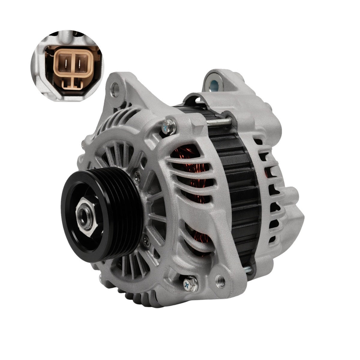 11052 23100CD010 90273302 Alternator 110A/6PK for Infiniti G35 2003-2006 - Plug Detail