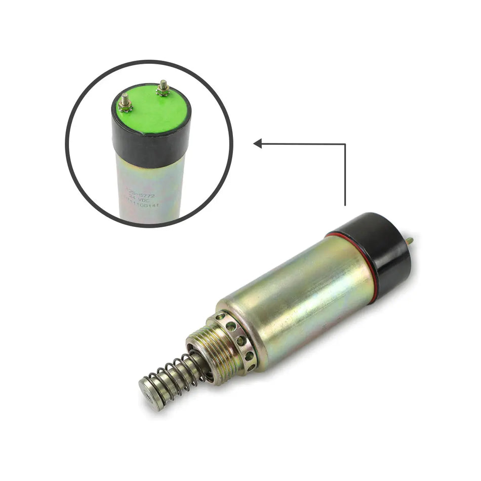 125-5772 1255772 Shut Off Solenoid Valve for Caterpillar 3114 3116 - Sinocmp