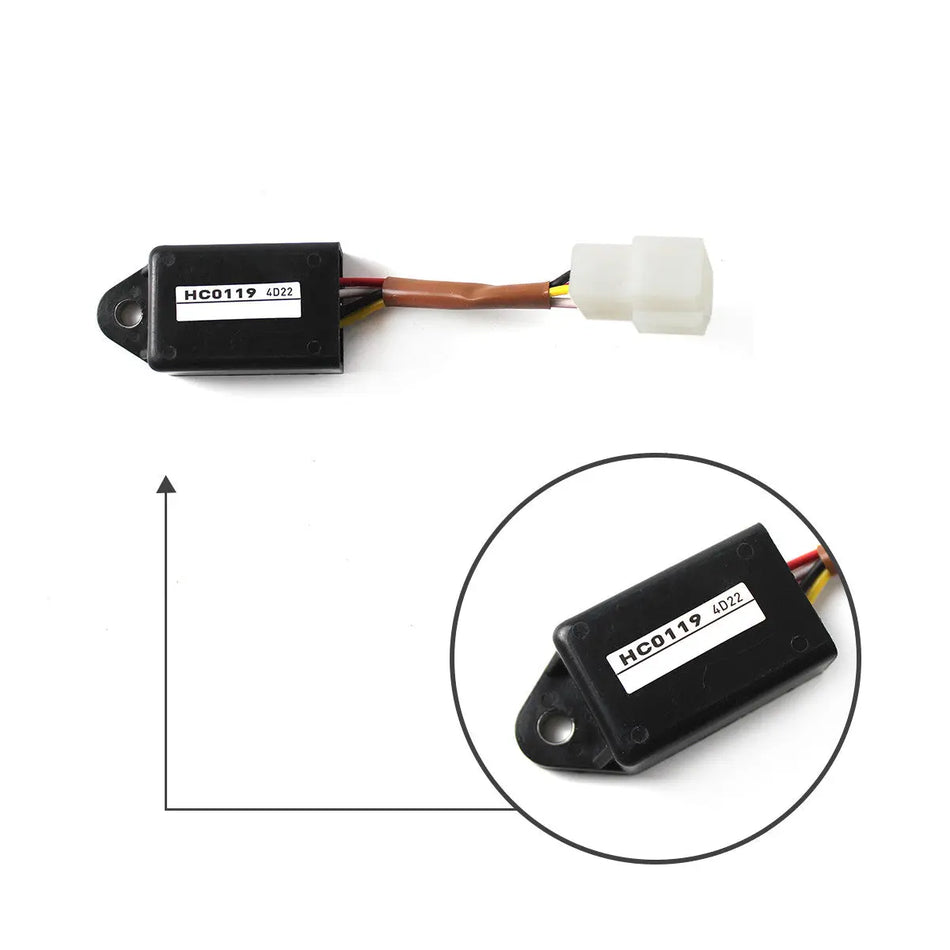 129211-77920 HC0119 Valve Plug Timer Relay for Yanmar 3TNV88 - Sinocmp
