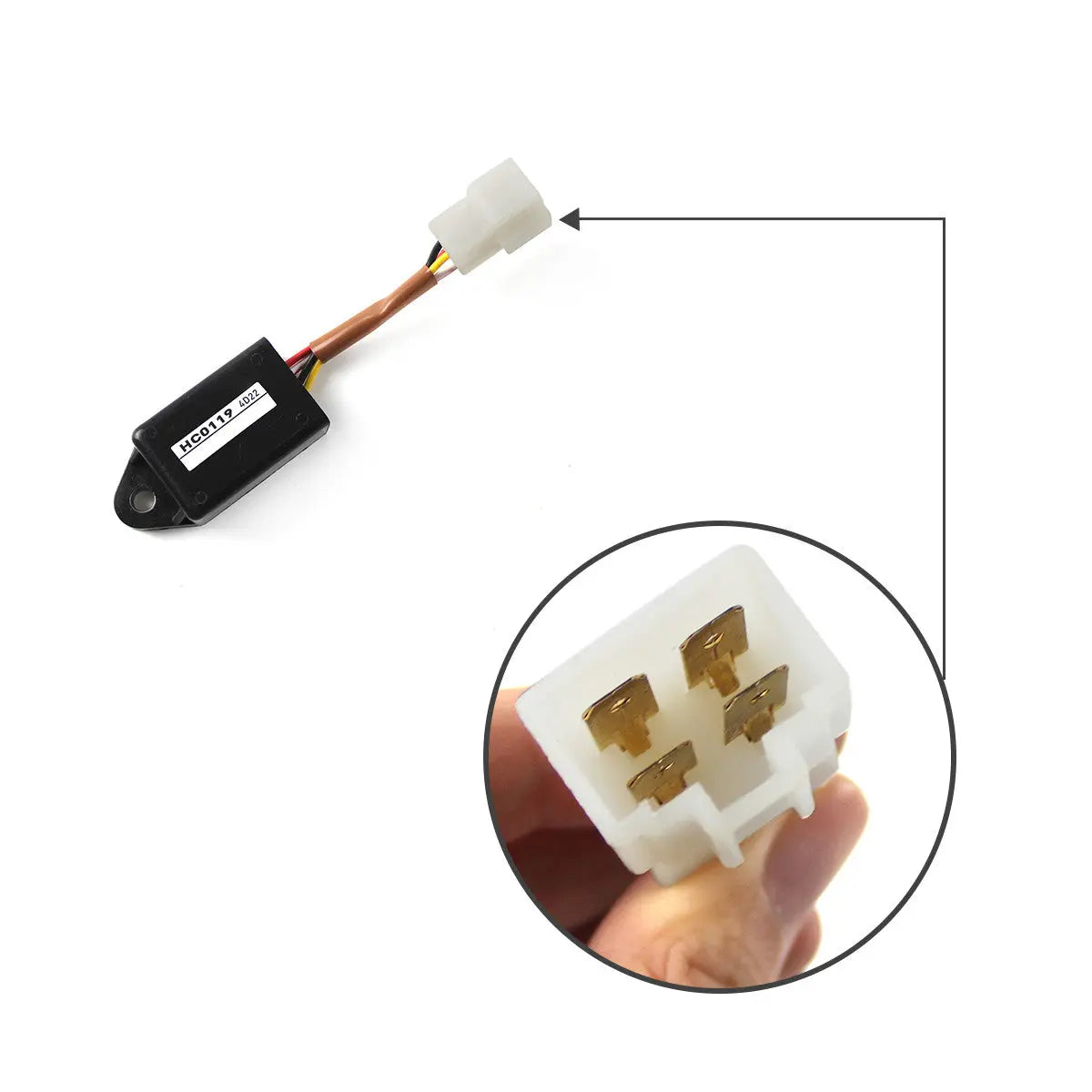 129211-77920 HC0119 Valve Plug Timer Relay for Yanmar 3TNV88 - Sinocmp