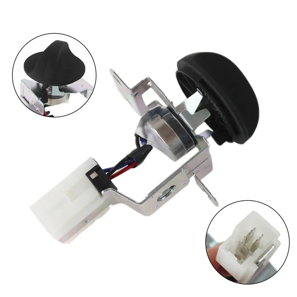 22U-06-22420 Throttle Motor Knob with Mounting Brackets for Komatsu PC200-8 PC200-7 - Sinocmp