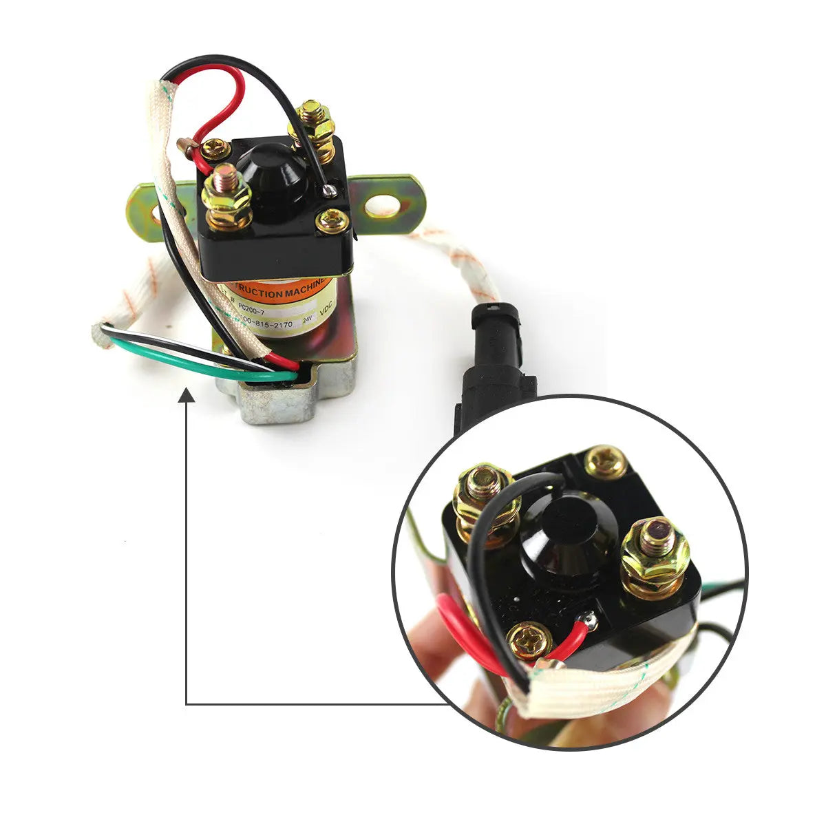 600-815-2170 Motor Starter Relay for Komatsu PC300-8 PC200-7 PC300-7 - Sinocmp