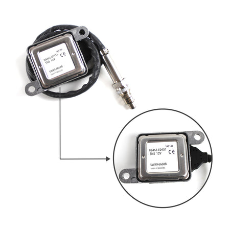 89463-E0451 Nitrogen Oxide Sensor 5WK96668 Nox Sensor for Hino Truck - Sinocmp