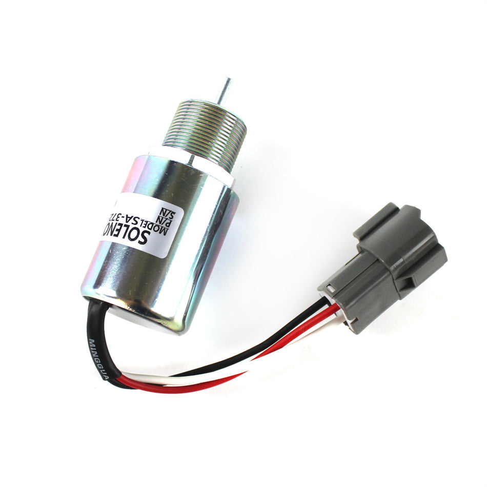 SA-3725-12 12V Fuel Shutdown Solenoid Valve 30A87-20404 30A87-20400 for Mitsubishi L2E L3E S3L S4L Engine Volvo EC15 - Sinocmp