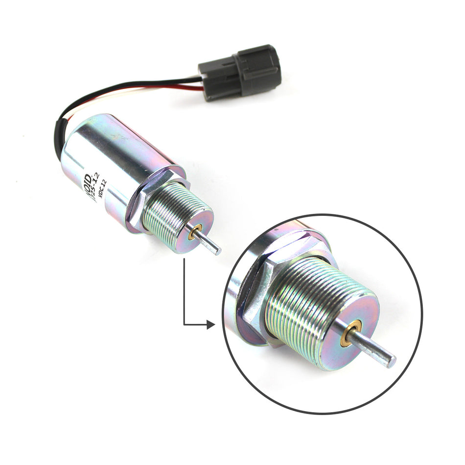 SA-3725-12 12V Fuel Shutdown Solenoid Valve 30A87-20404 30A87-20400 for Mitsubishi L2E L3E S3L S4L Engine Volvo EC15