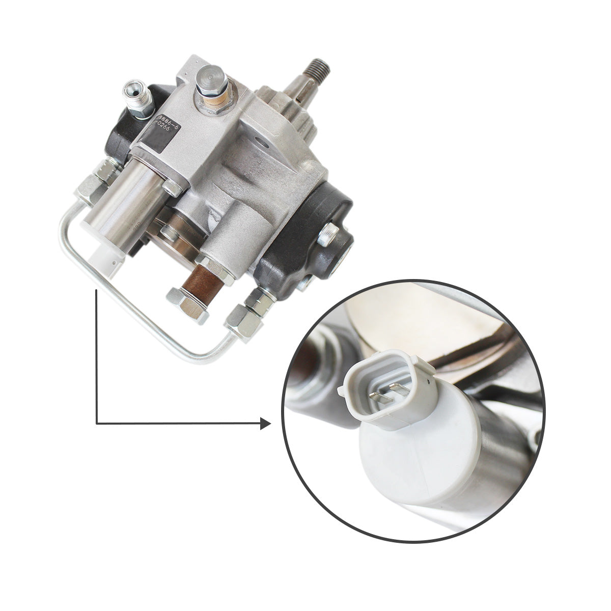 SINOCMP® Fuel Injection Pump 294000-0266 8973288865 for Isuzu Engine 4HK1 Truck NPR NQR NRR FRR FSR FTR FVR FSS