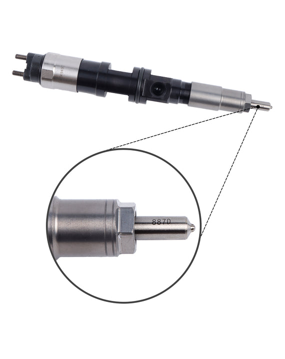 095000-6490 DZ100217 Fuel Injector for John Deere 7430 6068T D7430 Engine