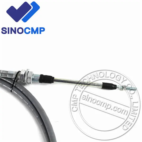 Fuel Control Throttle Cable PC200-5 3.2M/126inch Excavator Motor Cable for Komatsu PC200-5 SINOCMP SINOCMP