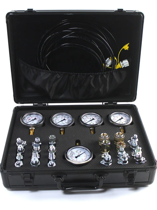 5 Gauges Single Layer 1/10/25/40/60Mpa Hydraulic Pressure Test Kits