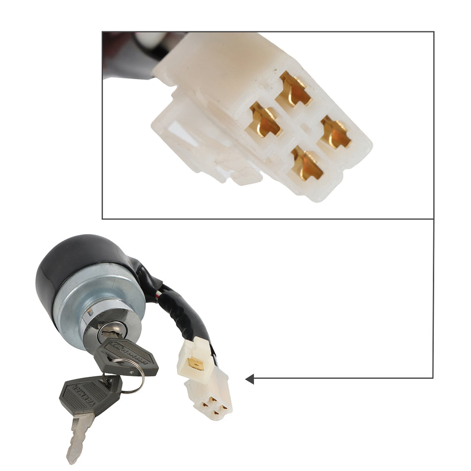 Ignition Switch AM879479 LVA803436 for John Deere Tractor 2025R 2027R 2032R - Sinocmp