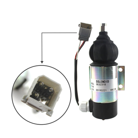 OE52318 24V Shutdown Solenoid Stop Solenoid for Volvo Penta 872825 873754 - Sinocmp