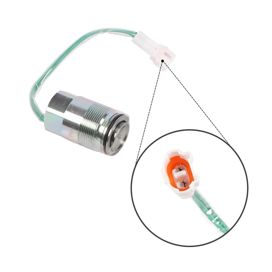 SKC5/G24-106-1 K3V112 24V Solenoid Valve for Kobelco Excavator SK200-5 SK200-6 - Sinocmp