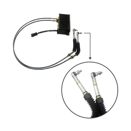 247-5227 2475227 Throttle Motor with Double Cables 6 Pins for CAT E320 E312 - Sinocmp