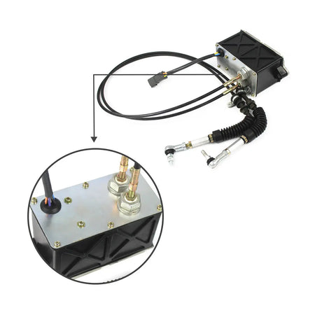 247-5227 2475227 Throttle Motor with Double Cables 6 Pins for CAT E320 E312 - Sinocmp