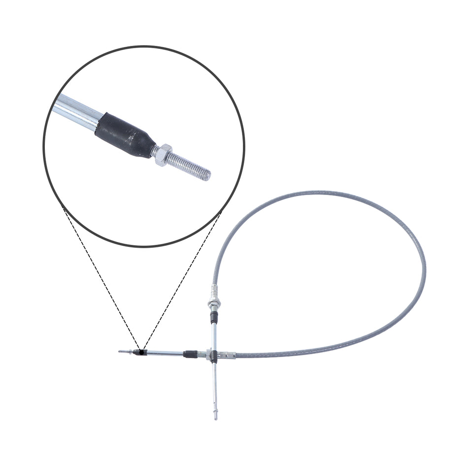 Throttle Motor Control Cable 63 Inches for Kobelco SK025-2 Excavator - Sinocmp