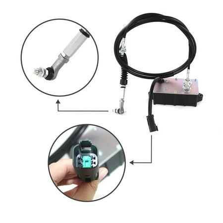 21EN-32260 Throttle Motor with Single Cable 5 Pins for Hyundai Excavator R225-7 - Sinocmp