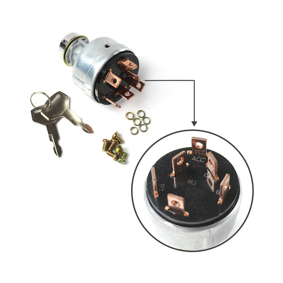 YN50S00002F1 Ignition Switch for Kobelco SK200-6 SK210-6 - Sinocmp