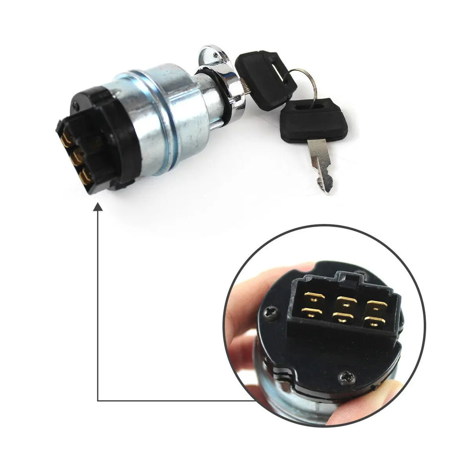 YN50S00026F1 Ignition Switch for Kobelco SK200-8 Excavator - Sinocmp